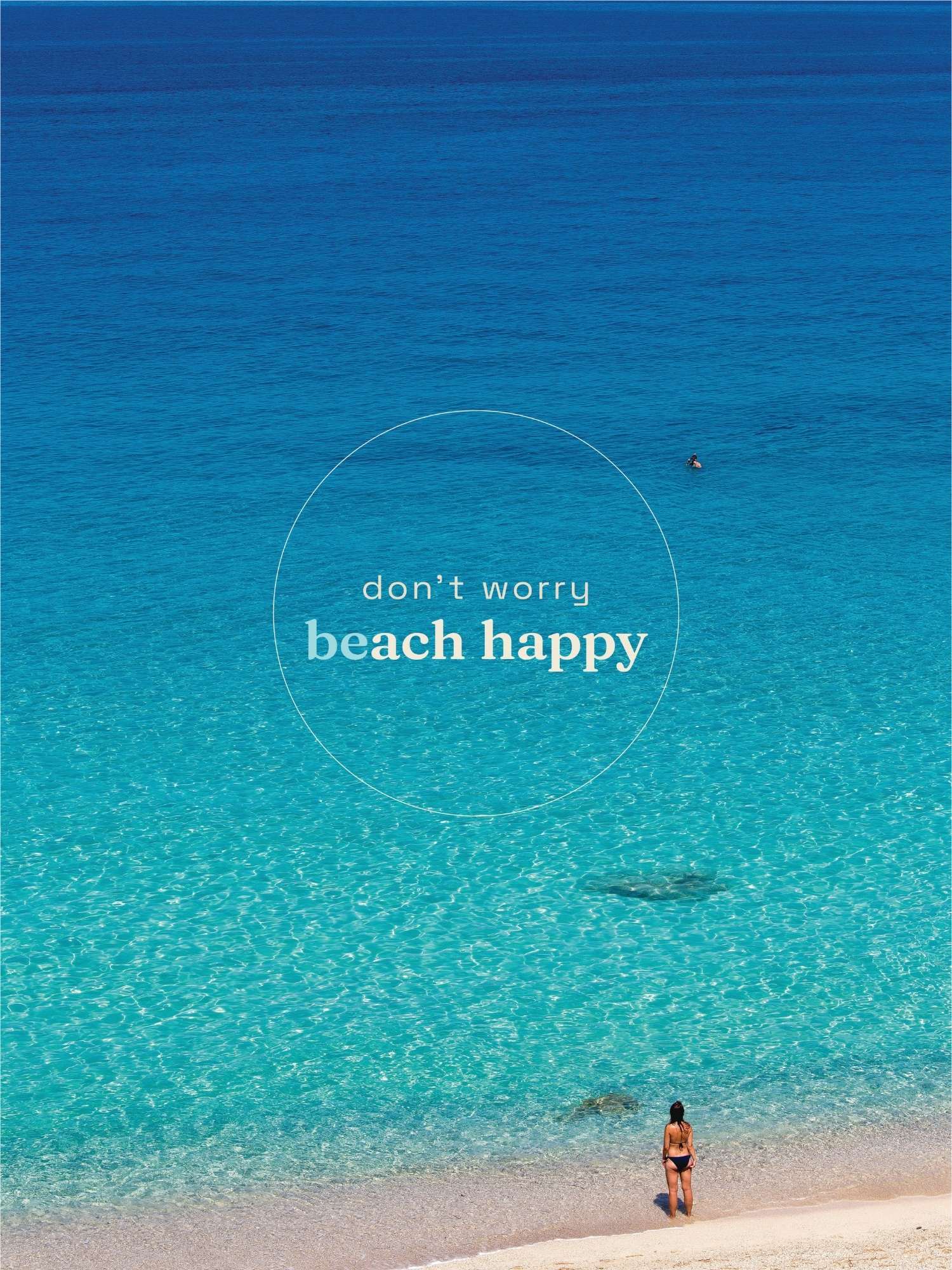 Don't worry beach happy - Poster