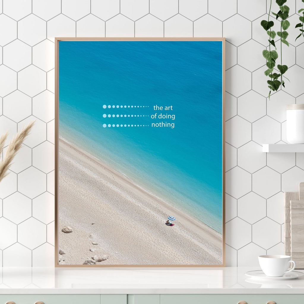 The art of doing nothing - Poster