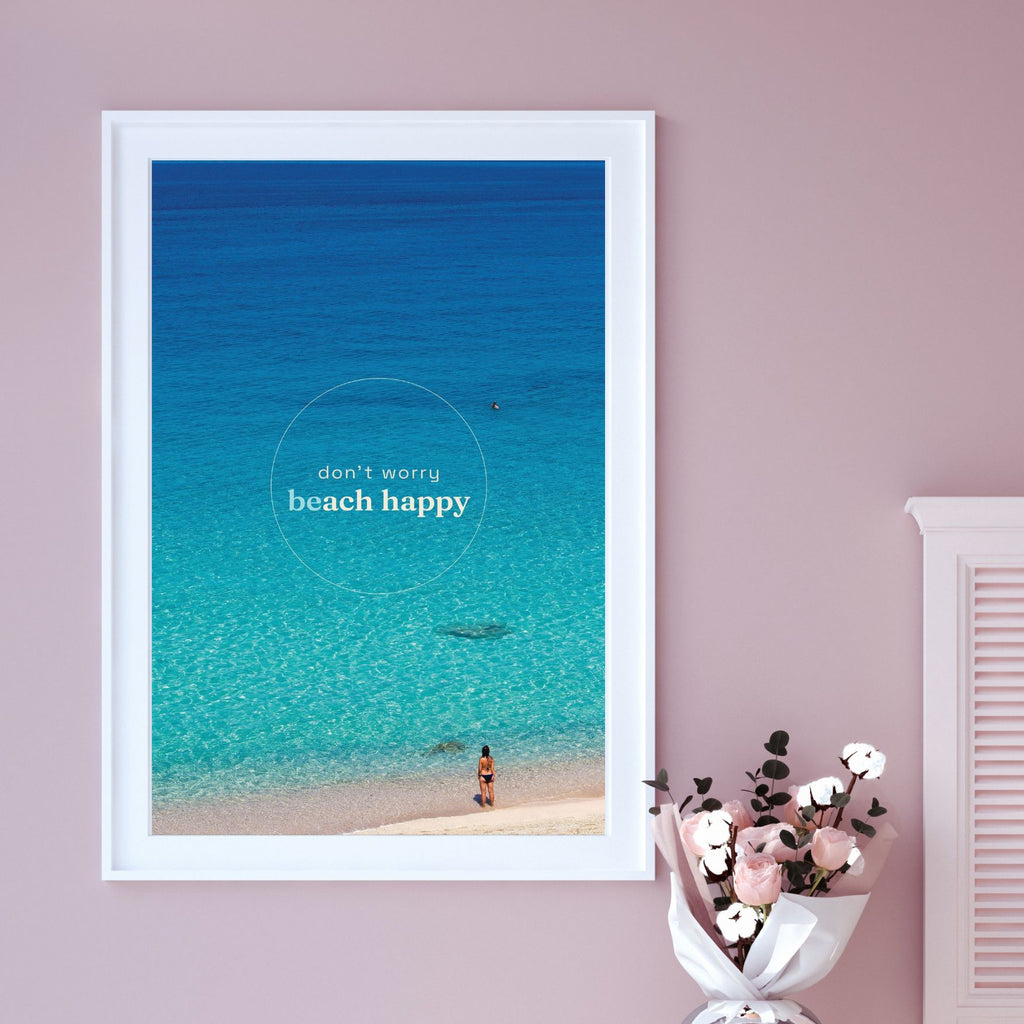 Don't worry beach happy - Poster