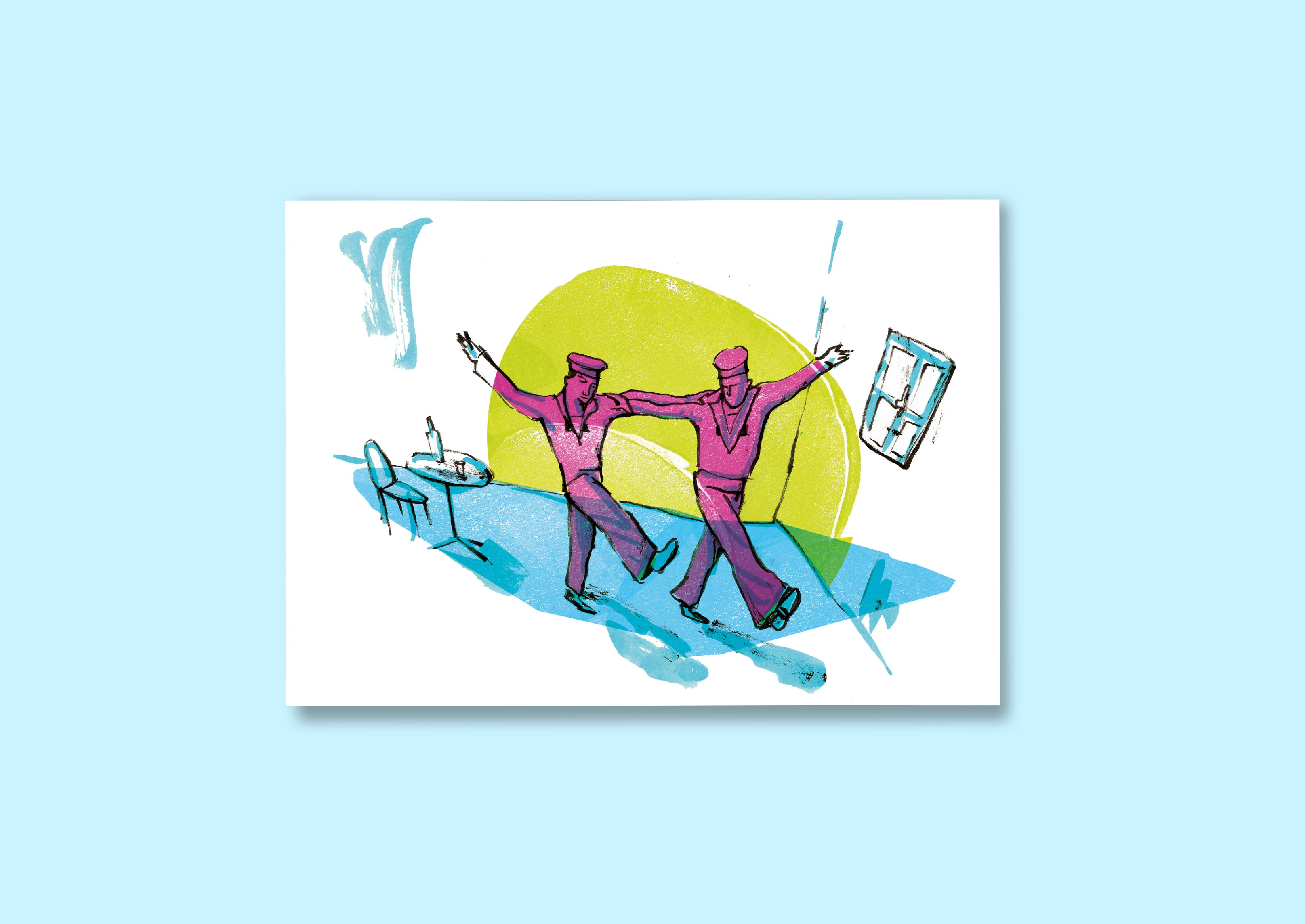 The Sailors - Post card